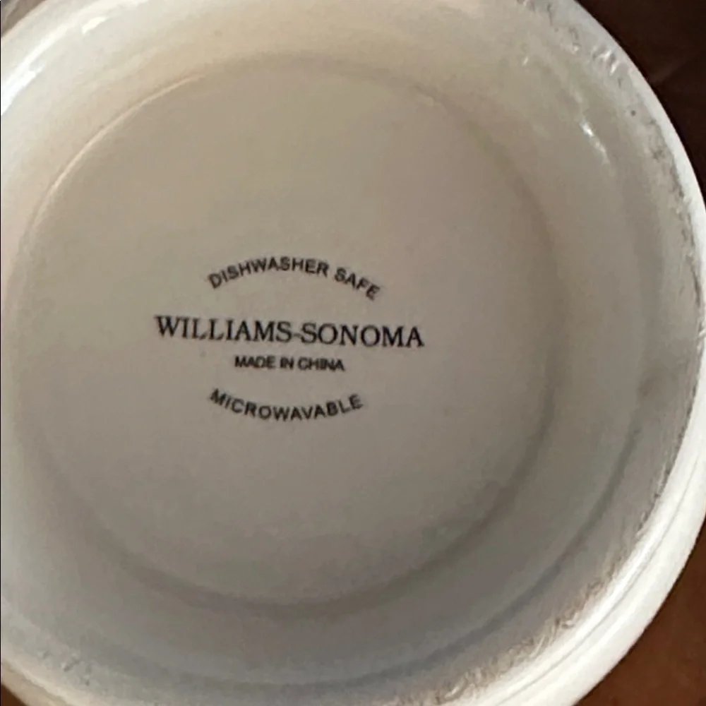 Set of 2 Williams Sonoma Nutcracker Footed Pedestal Ceramic Coffee Mugs 12 Oz